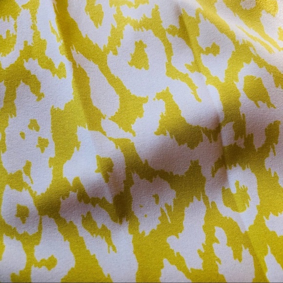 Yellow Green Leopard Print Halter Neck Maxi Dress - Picture 2 of 4